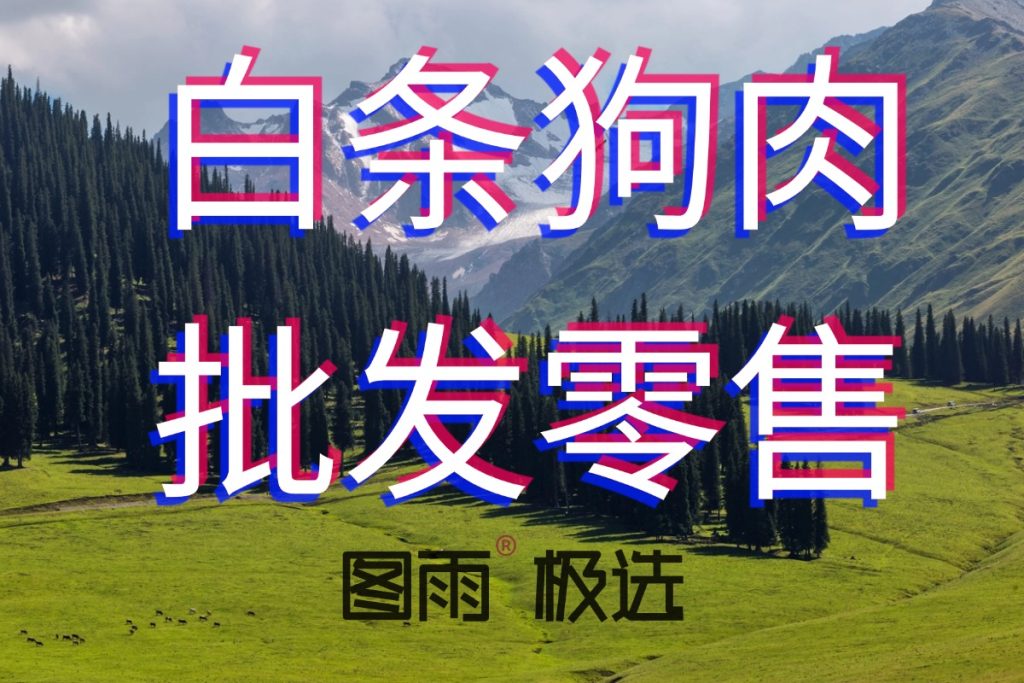 广东清远新鲜狗肉次日达,1条起批无起订量,冷链车专送!